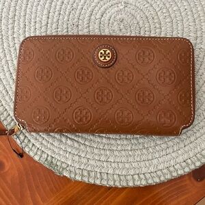 Tory Burch Monogram Leather Wallet